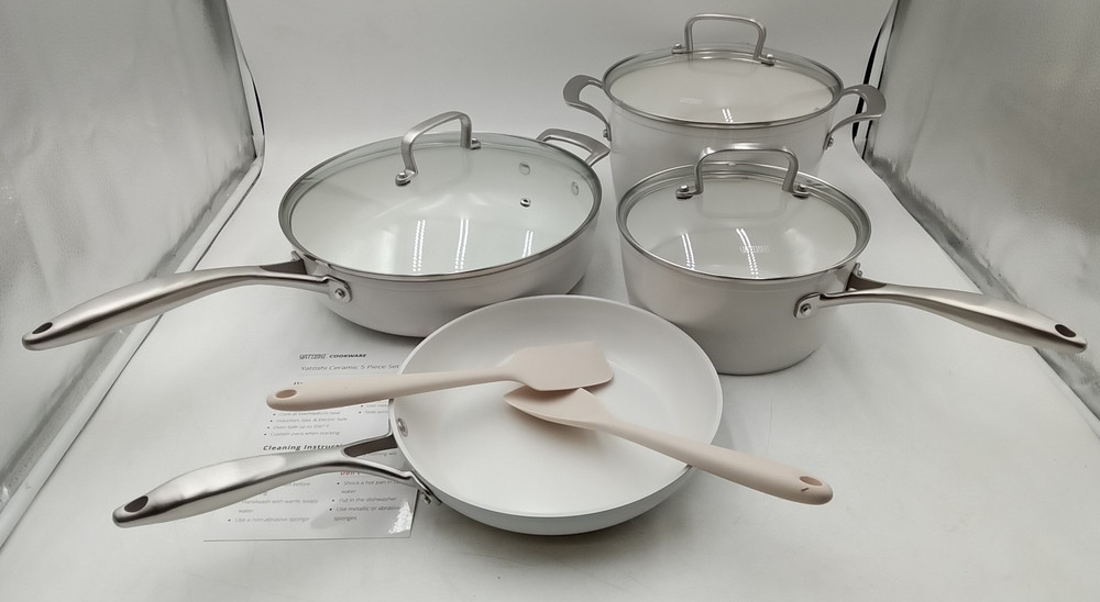 Yatoshi Nonstick Ceramic Cookware Set 7 Piece