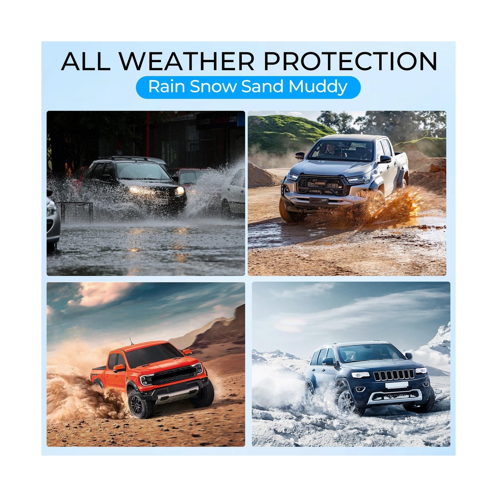 Floor Mats & Cargo Liner-Custom for 2013-2019 Ford Escape Accessaries All Wea...