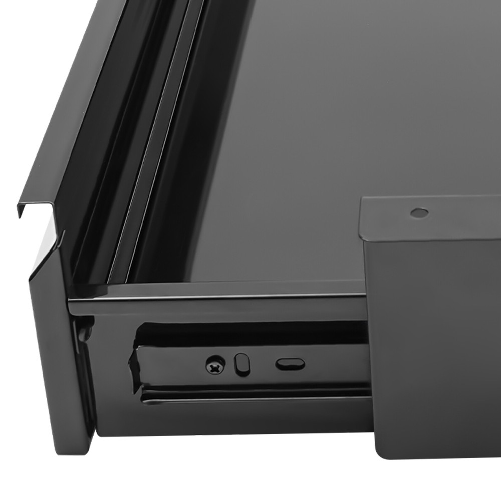 22” Black Space Saver Sliding Under Desk Storage Drawer Pull-out Drawer