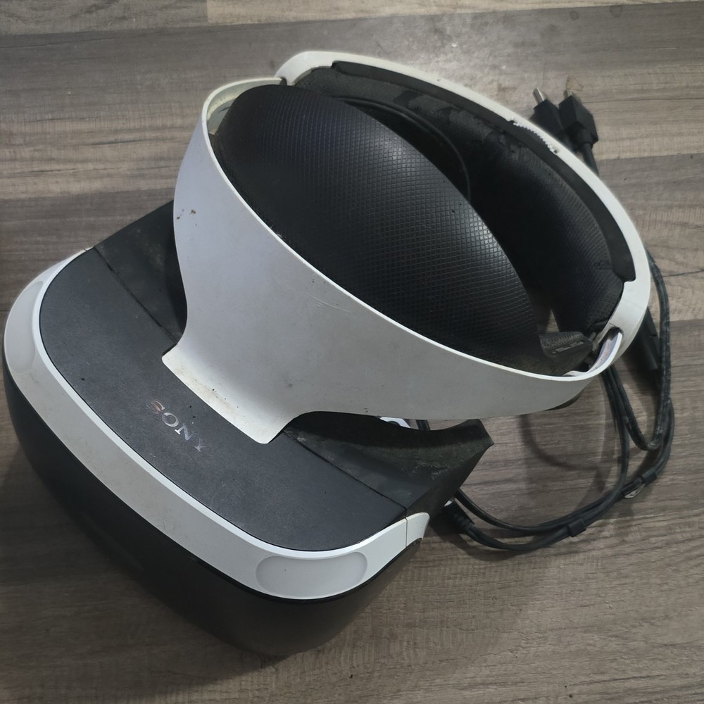 Sony PlayStation PS4 VR Headset Full Bundle, Motion Controllers, Cables *Tested*