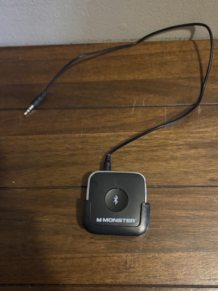 Monster Bluetooth Wireless Audio Transmitter 3.5mm Jack Black
