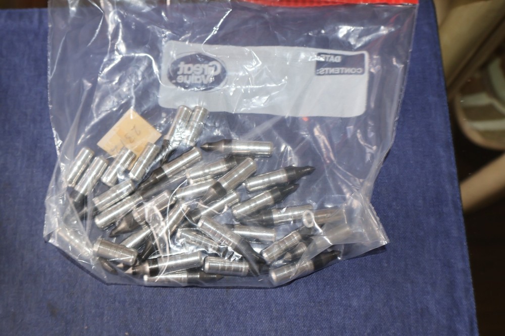 Micellaneous Archery Points,Inserts,and Knocks for Building Your Own Arrows