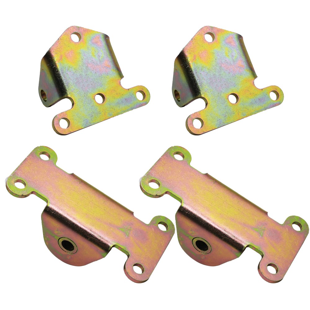 4PCS SBC BBC Solid Motor Engine Mount Combo Fits 1973-90 Camaro Firebird Impala
