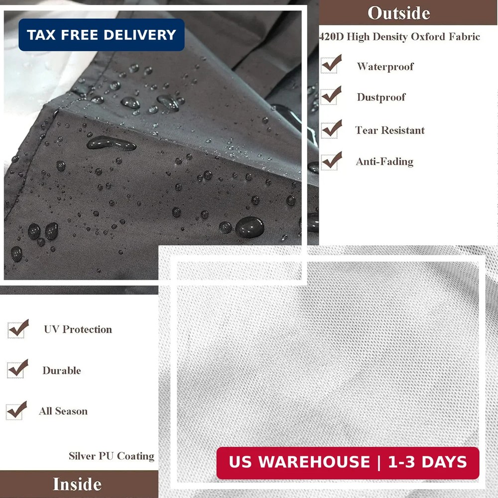 55 Gallon Drum Cover - 2 PACK Stretchable Adjustable Drum Cover with Drawstring,