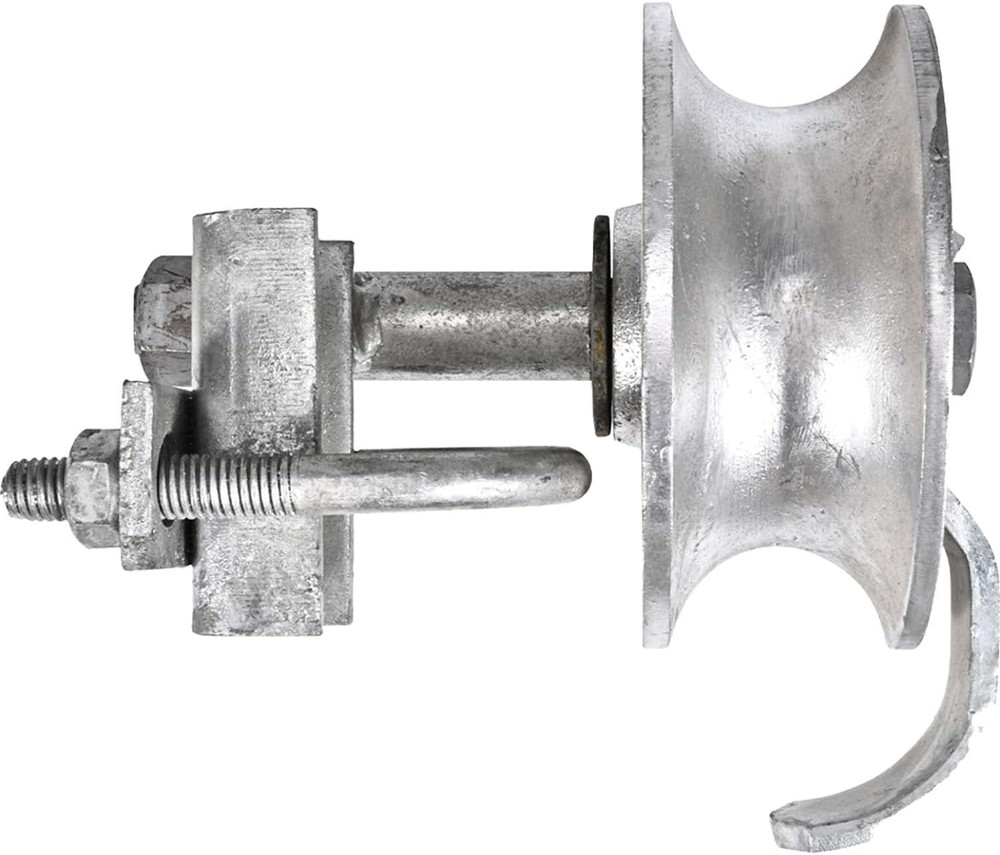 Rolling Gate Hardware Kit for Chain Link Gate Sliding Gate Hardware (6" Rut Runn