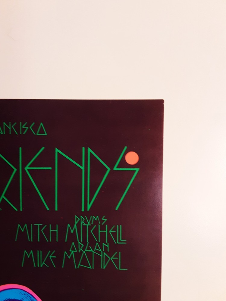 BG-220 POSTER / Original first, nearly Mint / Jack Bruce / Johnny Winter