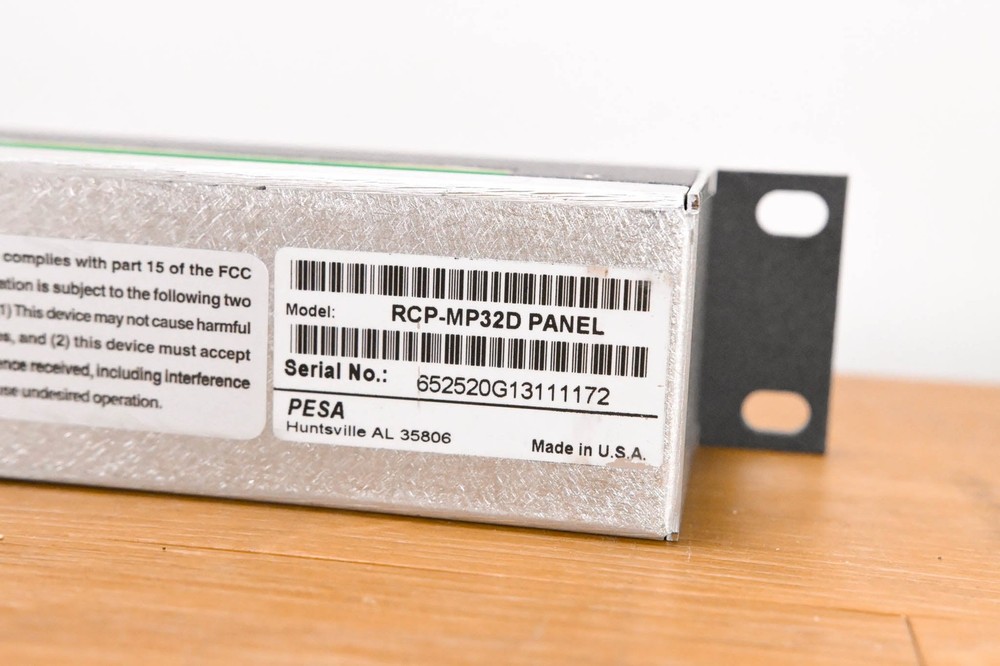 Pesa RCP-MP32D 32-Position Multi-Programmable Control Panel (NO PSU) CG01URY