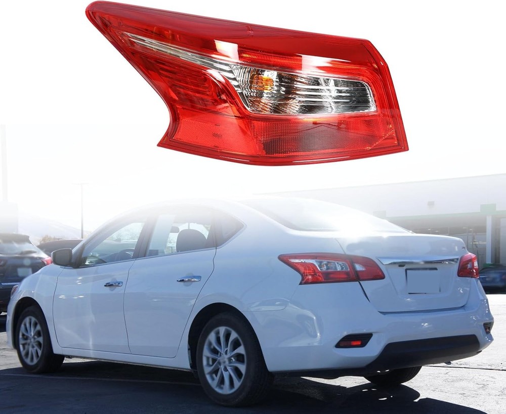 Rear LeftTail Light Assembly Replacement for Sentra 2016-2018 Outer Driver Side