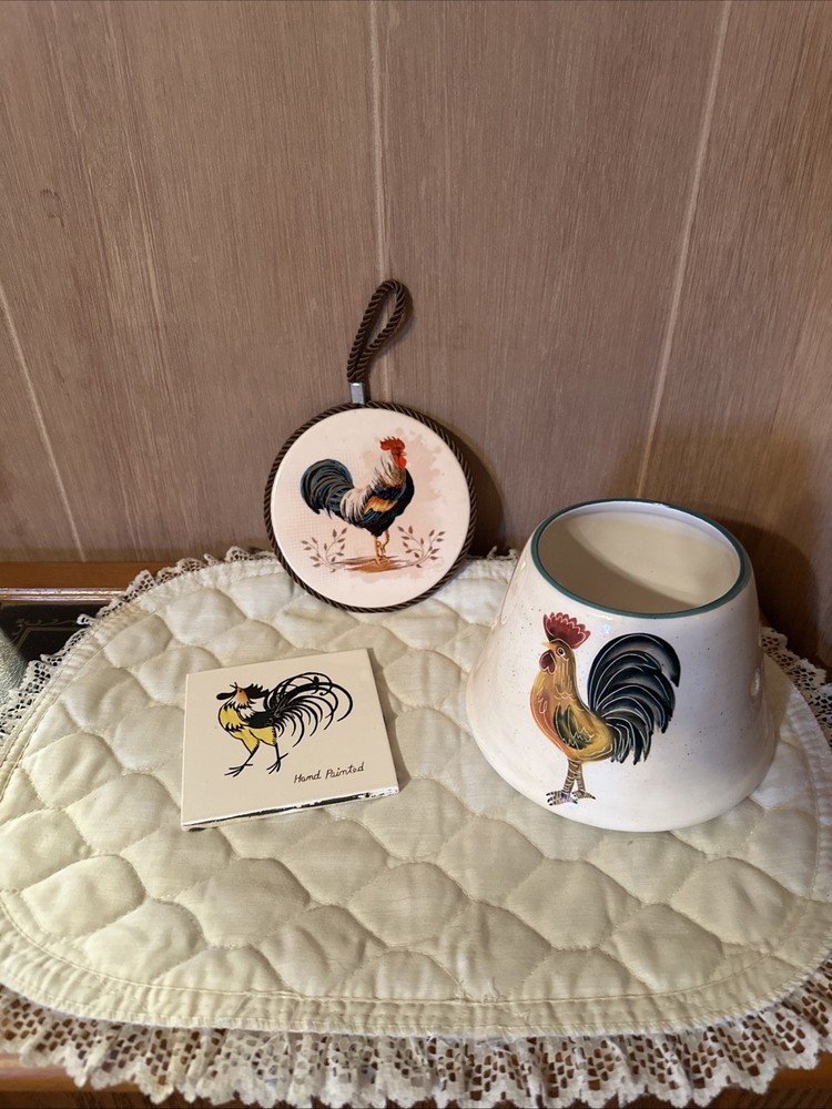 Rooster Country Kitchen Decorative Tile