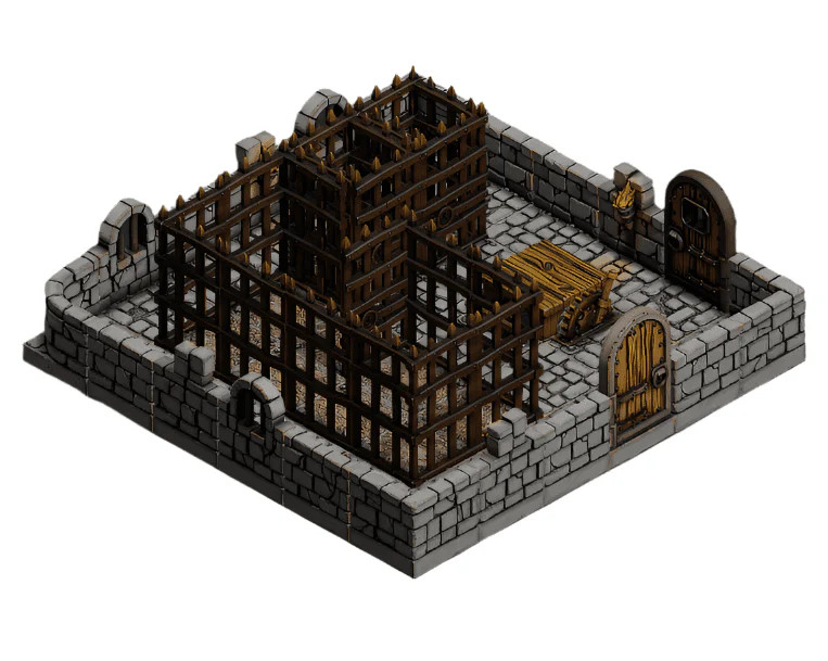 Dungeon Blocks Prison Room Pack