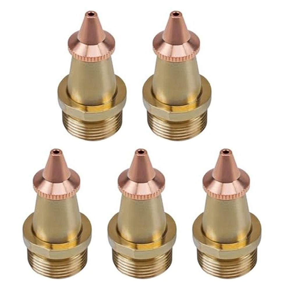 5 Piece Copper Welding Nozzle Kit for M16 Thread Cutting Wire Feed Use