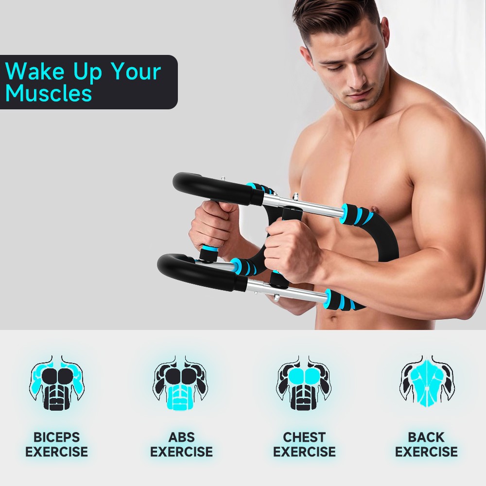 Multi-functiona Arm Trainer、Chest workout Strengthen Chest and Arm Muscles U