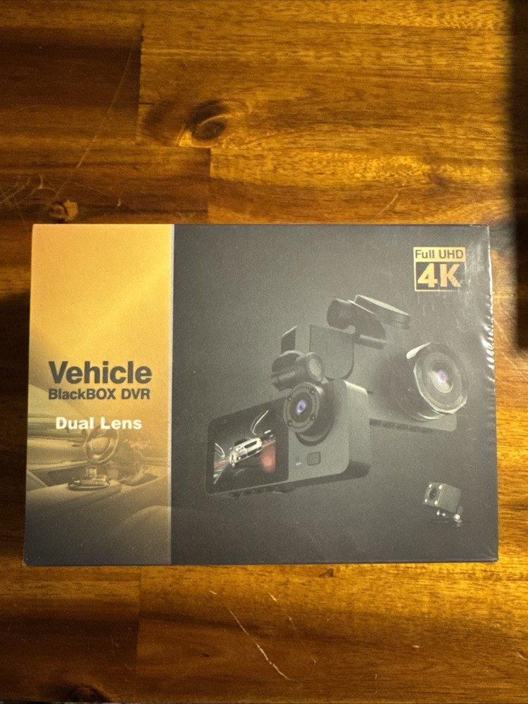 Full UHD 4K Three Channel 4K Dash Camera NIB! Black Box DVR