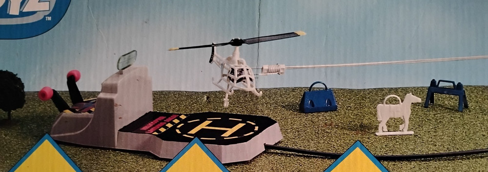 KOOL TOYZ Chopper Command Helicopter Set, Unused Open Box from 2000