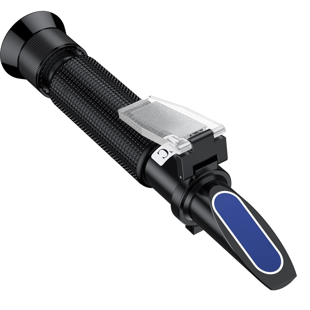 Salinity Refractometer, 0-100 PPT, 1.000-1.070 Specific Gravity, ATC, Aquarium