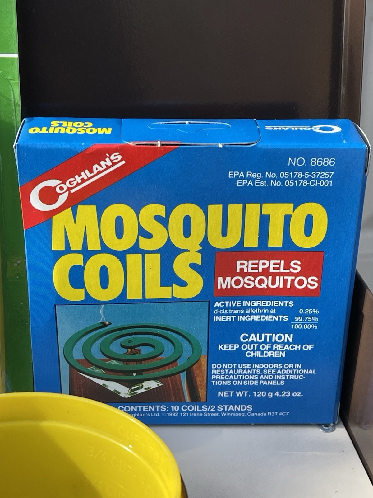 VTG Metal Chuck Box Camping Kitchen Storage Trunk w/ Contents Brown