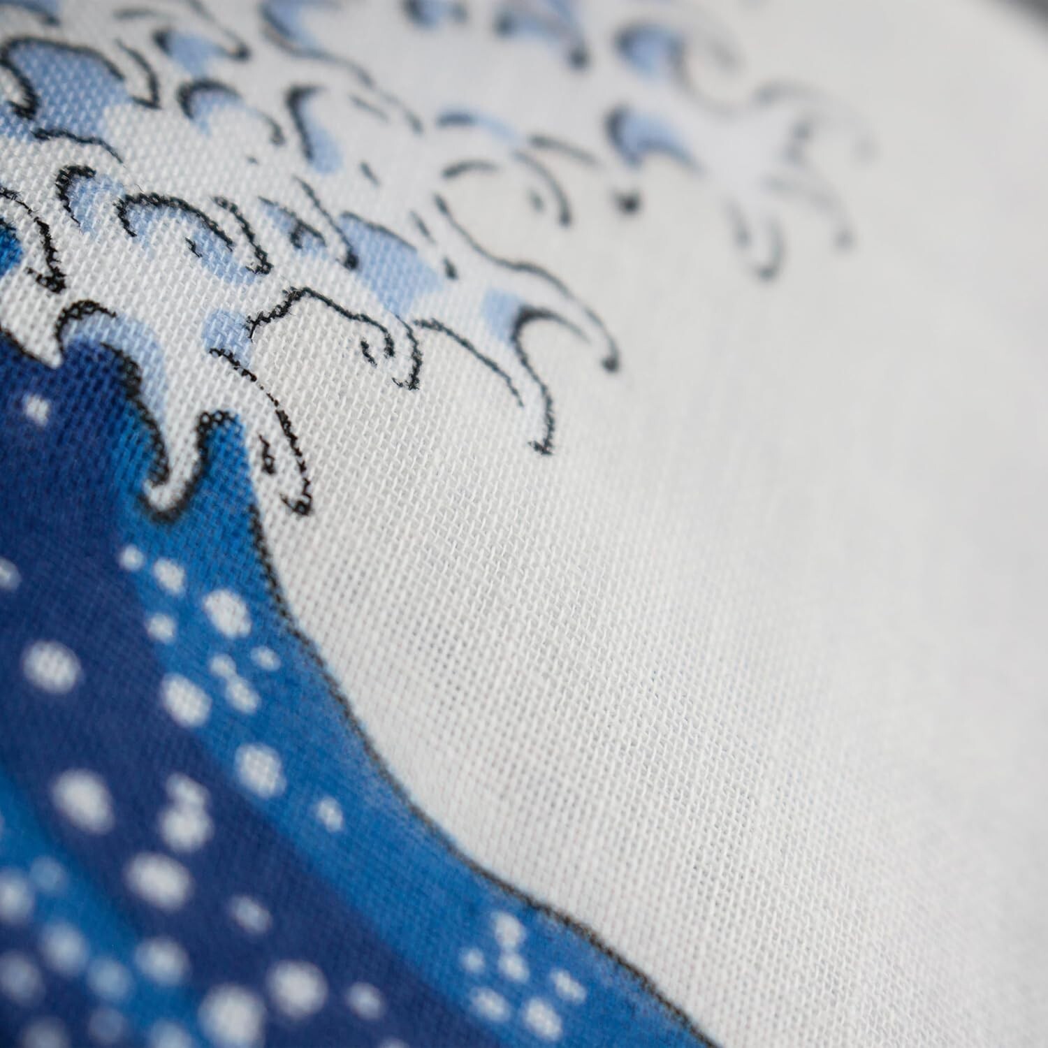 Japanese Tenugui Tapestry Cotton Hand Towel Bento Cloth Hokusai Ukiyoe WAVE FUJI