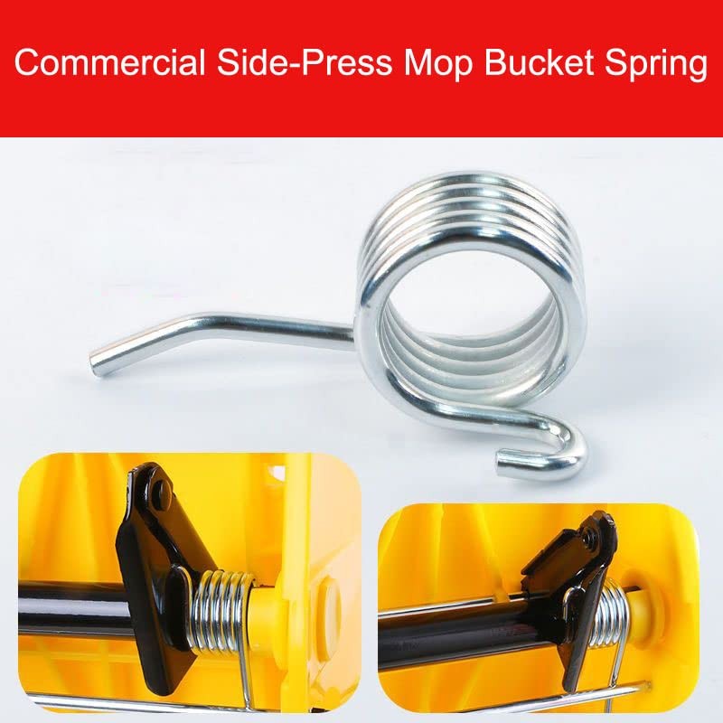 2 Pack Water Press Spring Replacement for Commercial Mop Bucket Side-Press Wr...