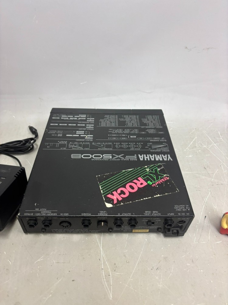 Yamaha FX500B Bass Multi Effects Processor w/ Adapter from Japan