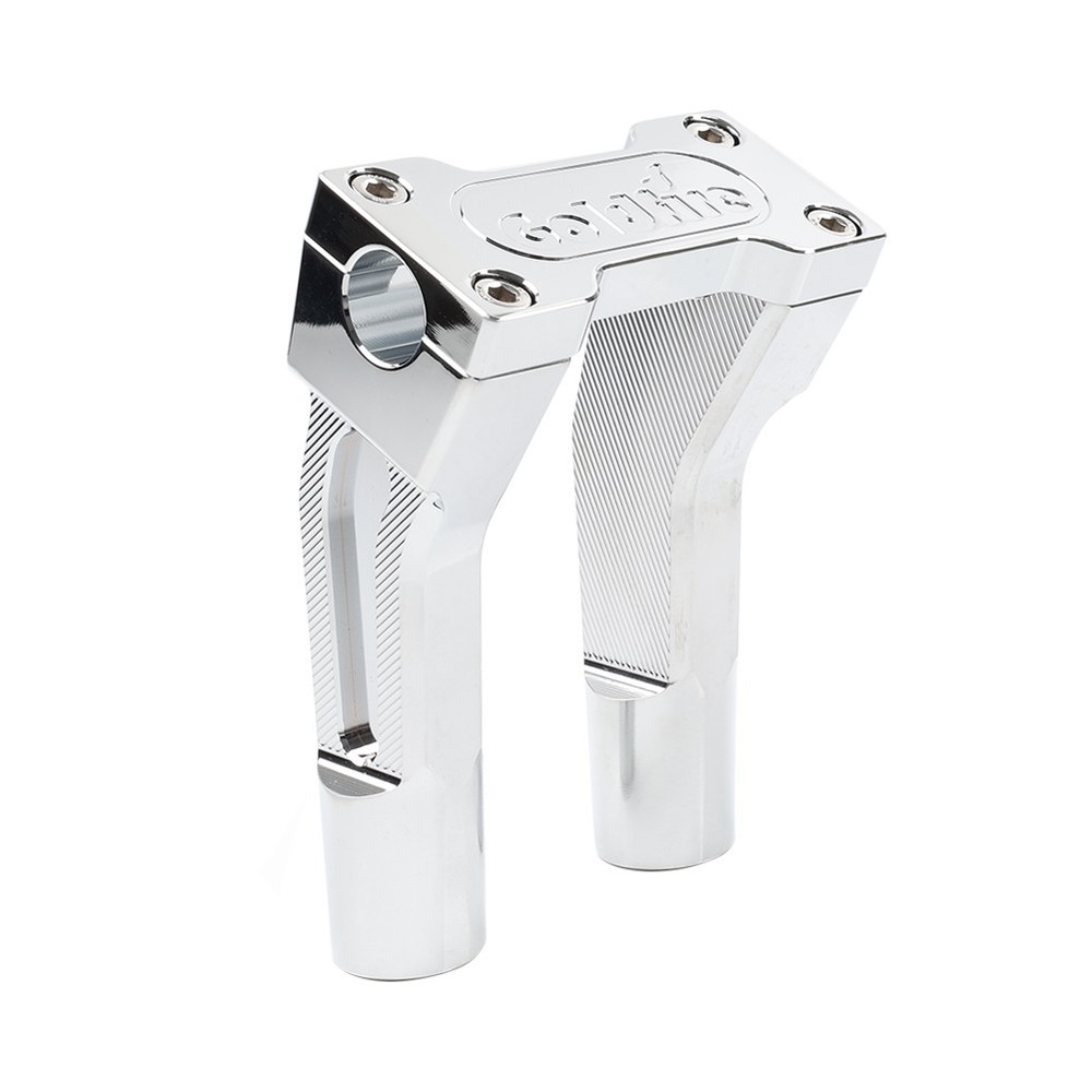 6" Pullback Handlebar Risers Clamp Chrome Fits for Harley 1" Handlebar