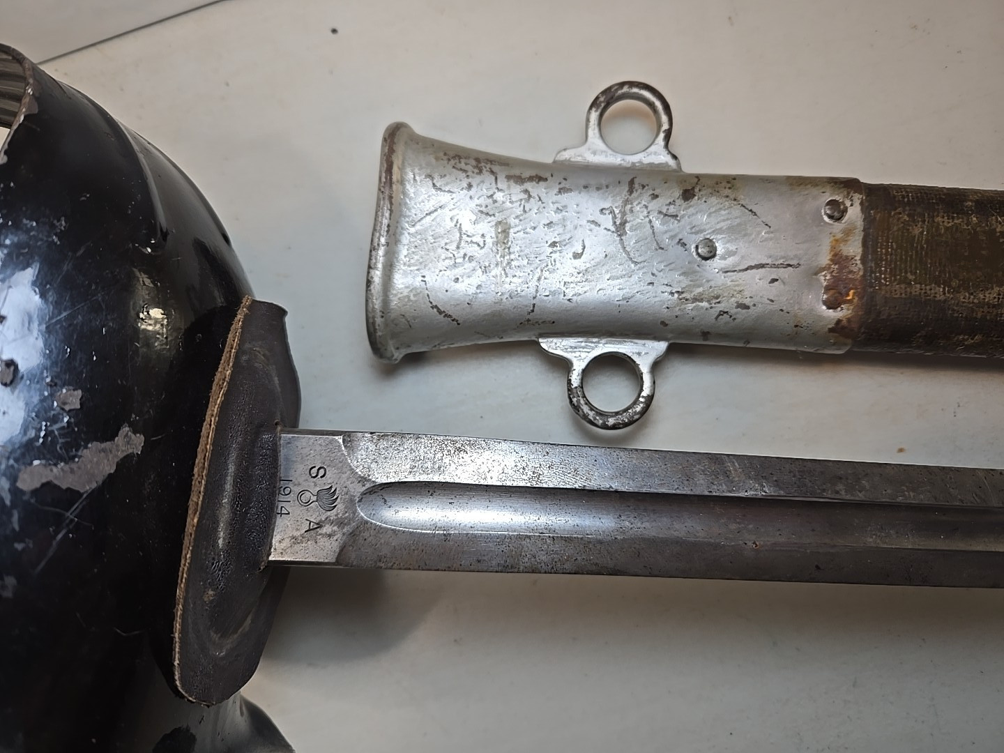 WWI Model 1913 Patton Cavalry Sword Saber w/Scabbard-Springfield Armory-SA 1914