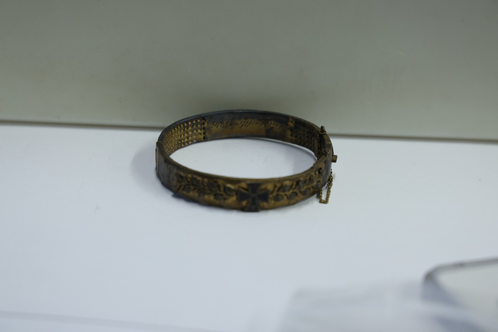 WWI German Patriotic 1916 Trench Art Bracelet