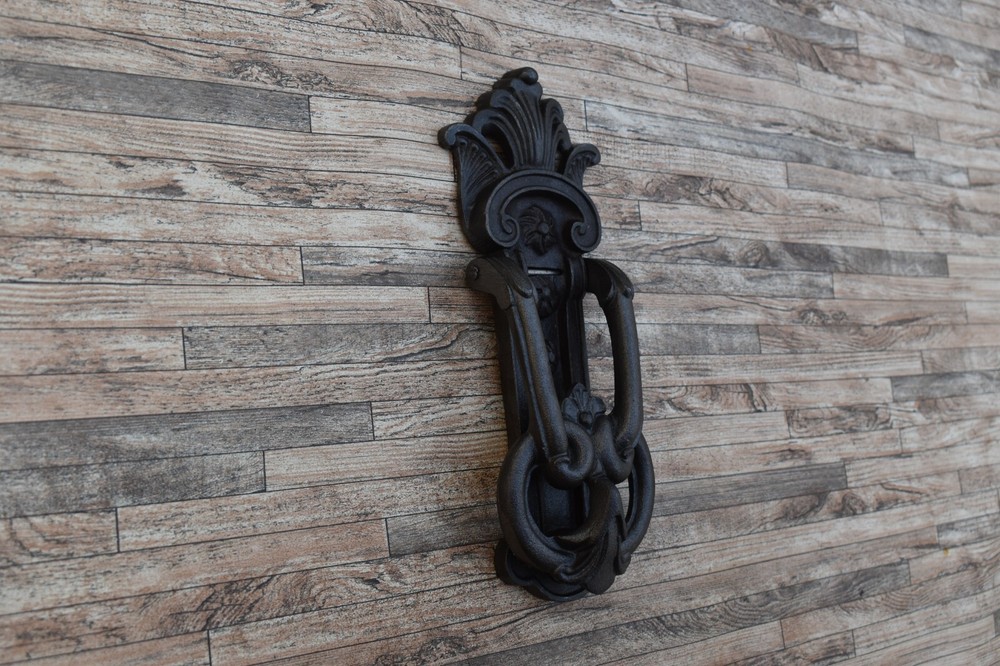 Vintage Style Cast Iron Knocker Beautiful Design Front Door Gate Pull Handle