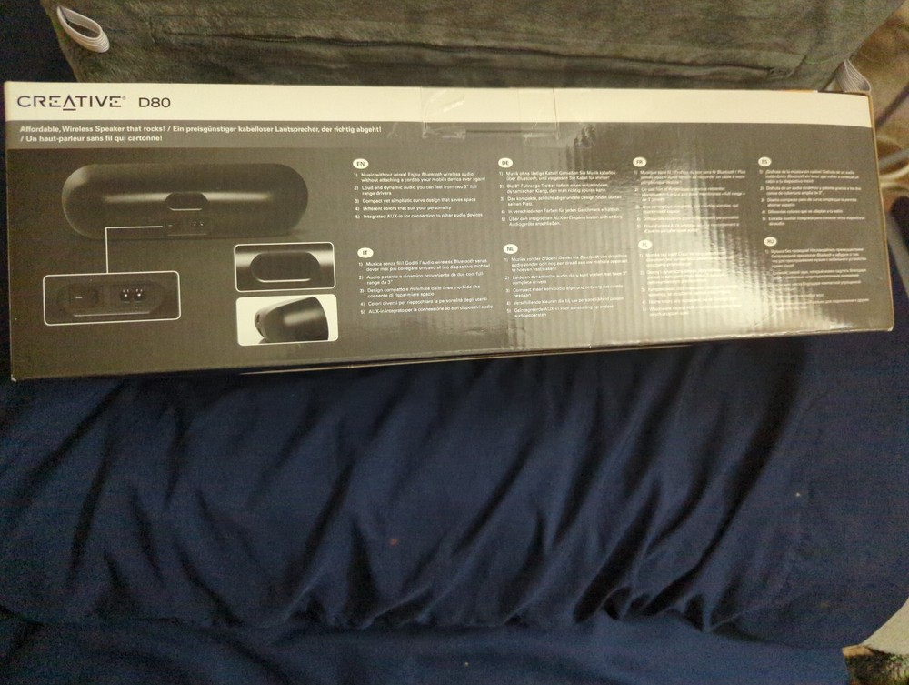 Creative Model D80 Wireless Bluetooth Speaker Black