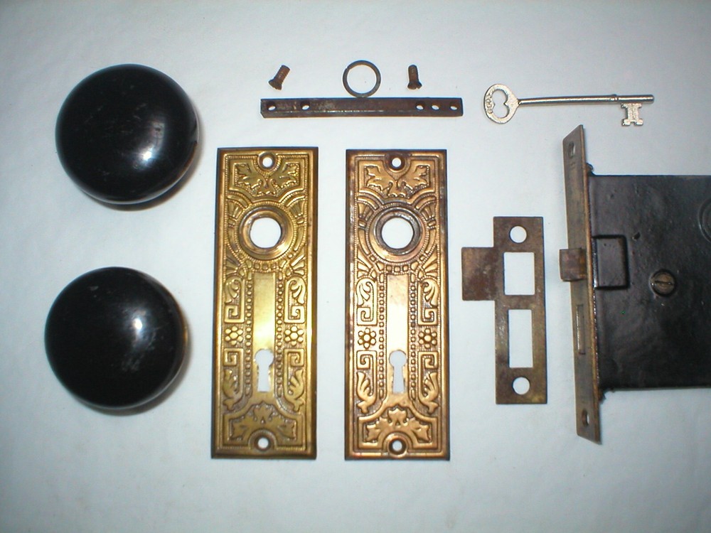 Antique Victorian Era Door Hardware