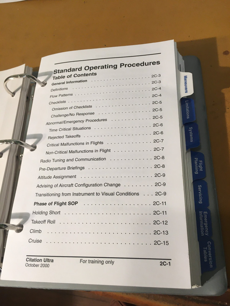 Citation Ultra Cockpit Reference Handbook