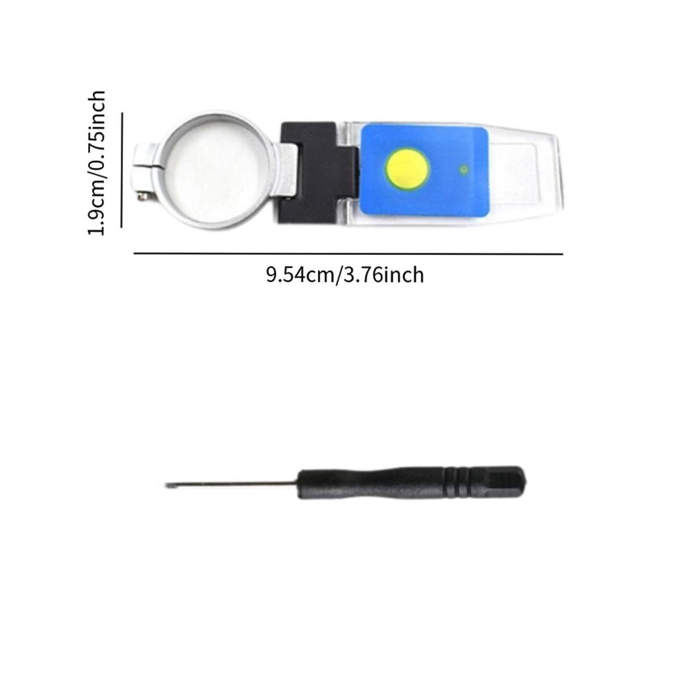 Refractometer Lens Cover with LED Reliable Hinged with Screwdriver Essential