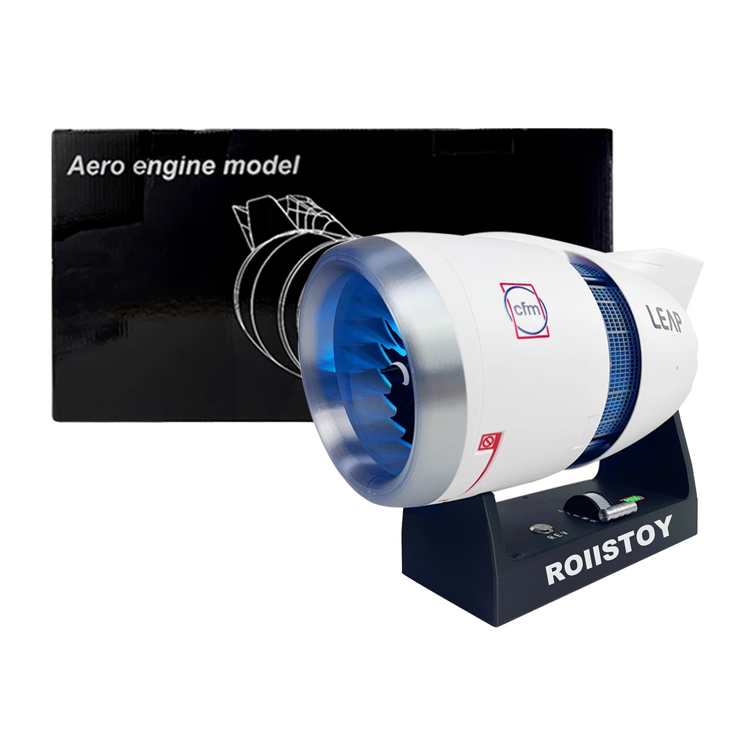 1/24 Mini C919 CFM-LEAP 1B Aviation Electric Aircraft Engine Finished Model Gift