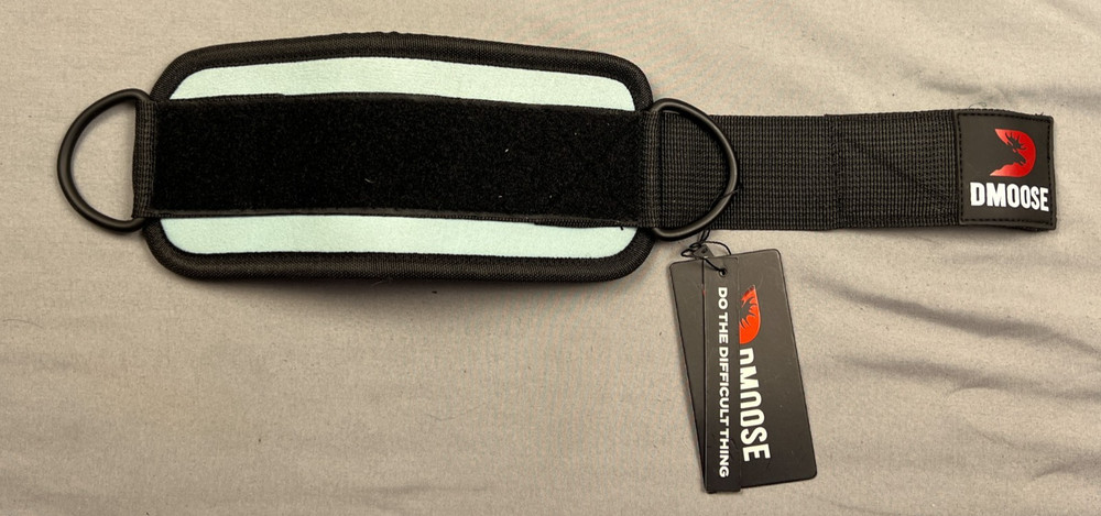 DMoose Ankle Strap for Cable Machines for Kickbacks Glute Workouts SIngle Green