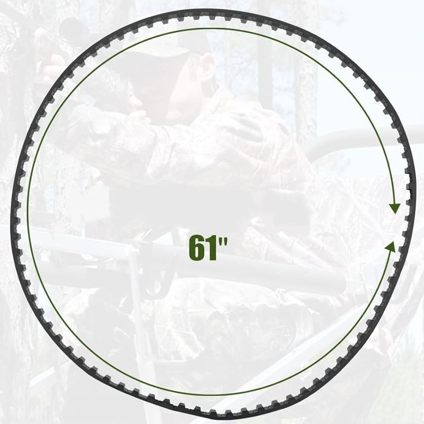 For Lone Wolf Sit & Climb Climbing Tree Stand 61" Stand Traction Belts 2PCS