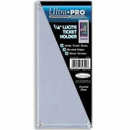 Ultra Pro 1/4" Lucite Ticket Holder