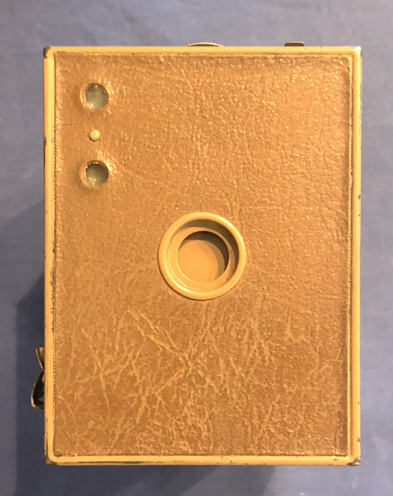 Vtg Antique Eastman Kodak Brownie No. 2 Model F Box Brown Camera Untested