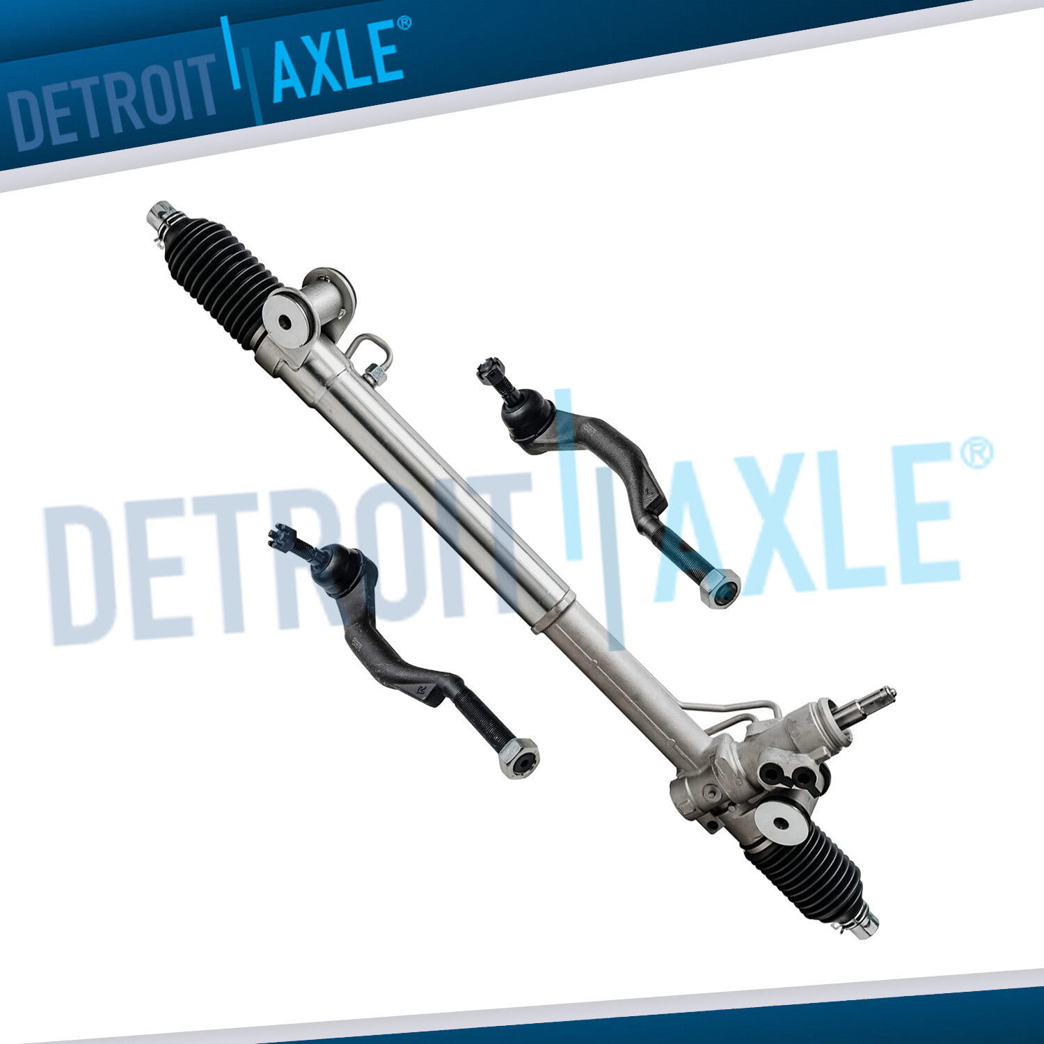 Rack and Pinion Outer Tie Rods for Chevy Trailblazer SSR GMC Envoy Buick Rainier