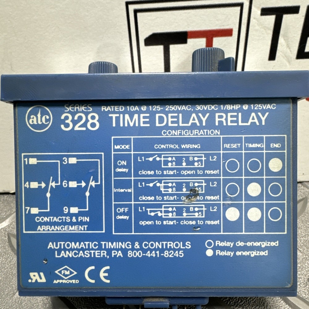 Atc Time Delay Relay Series 328 10A