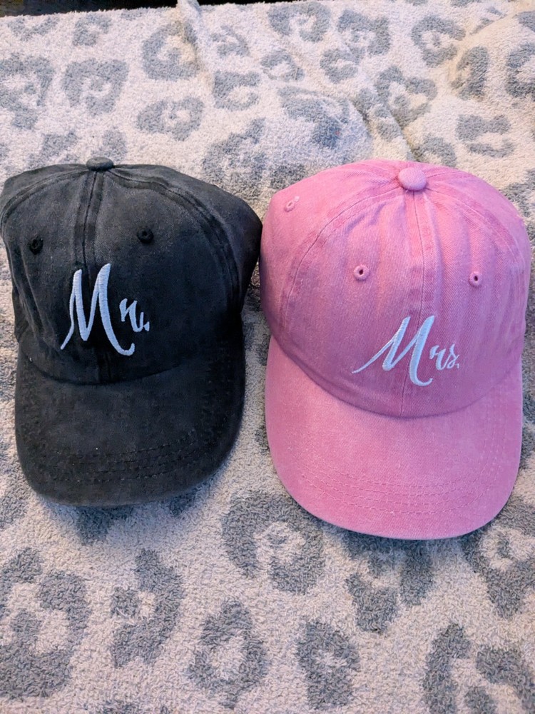 Mr And Mrs Hats Caps Wedding