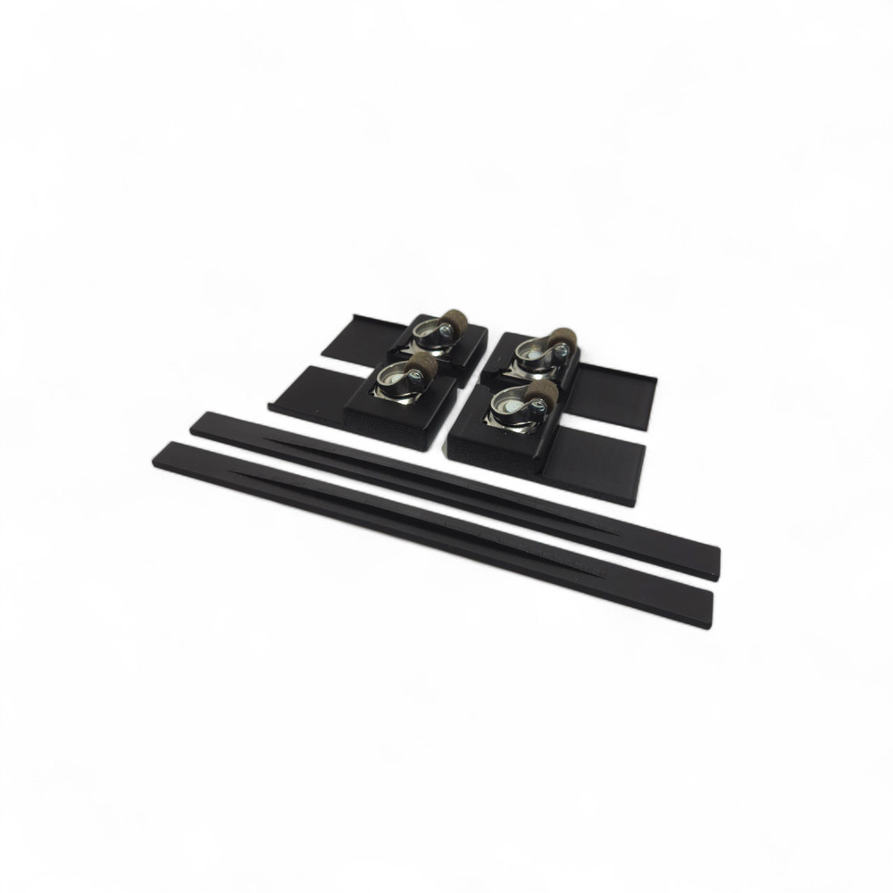 Snap-in Instant Caster Set for US General Mini Tool Boxes - No Drilling!