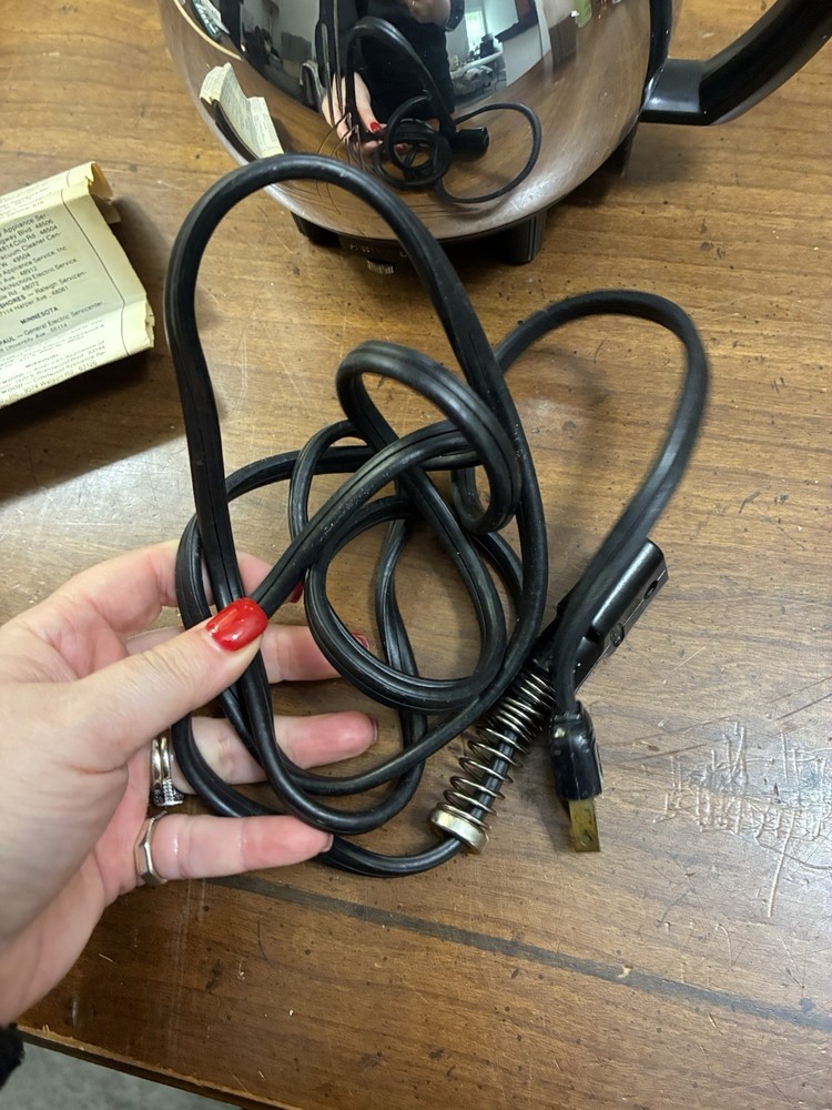 Vtg Sunbeam Coffeemaster C30-A Chrome Automatic Siphon Coffee Pot Double Bubble