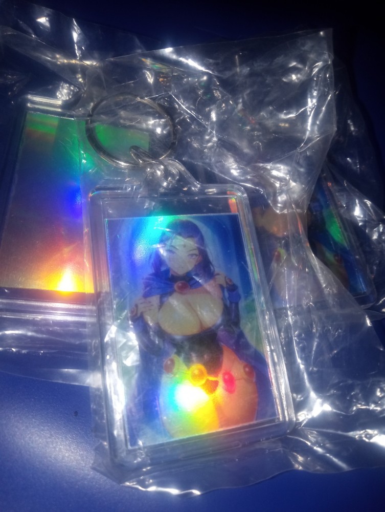 Raven Keychain WAIFU