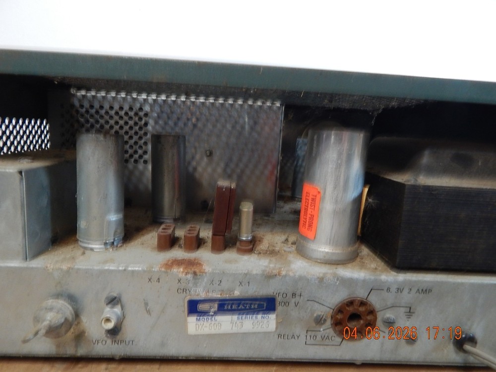 Heathkit DX-60B Vintage Ham Radio Transmitter UNTESTED