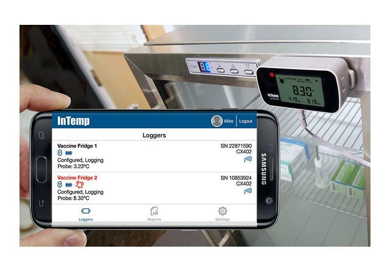 Onset InTemp CX402 VFC Vaccine Bluetooth Temperature Data Logger