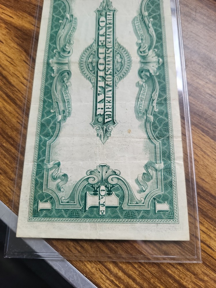 1923 $1 ONE DOLLAR “HORSE BLANKET” SILVER CERTIFICATE LARGE SIZE NOTE