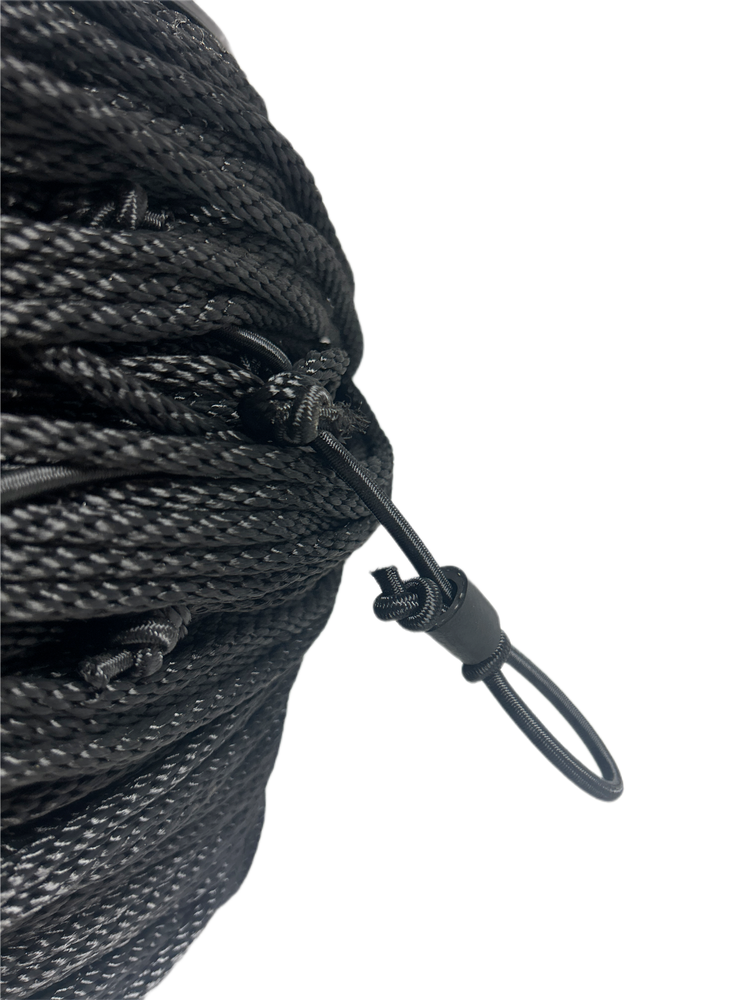#8 Solid Braid Stealth Trotline 150′ with 3/16 Snoods 6′ Spacing