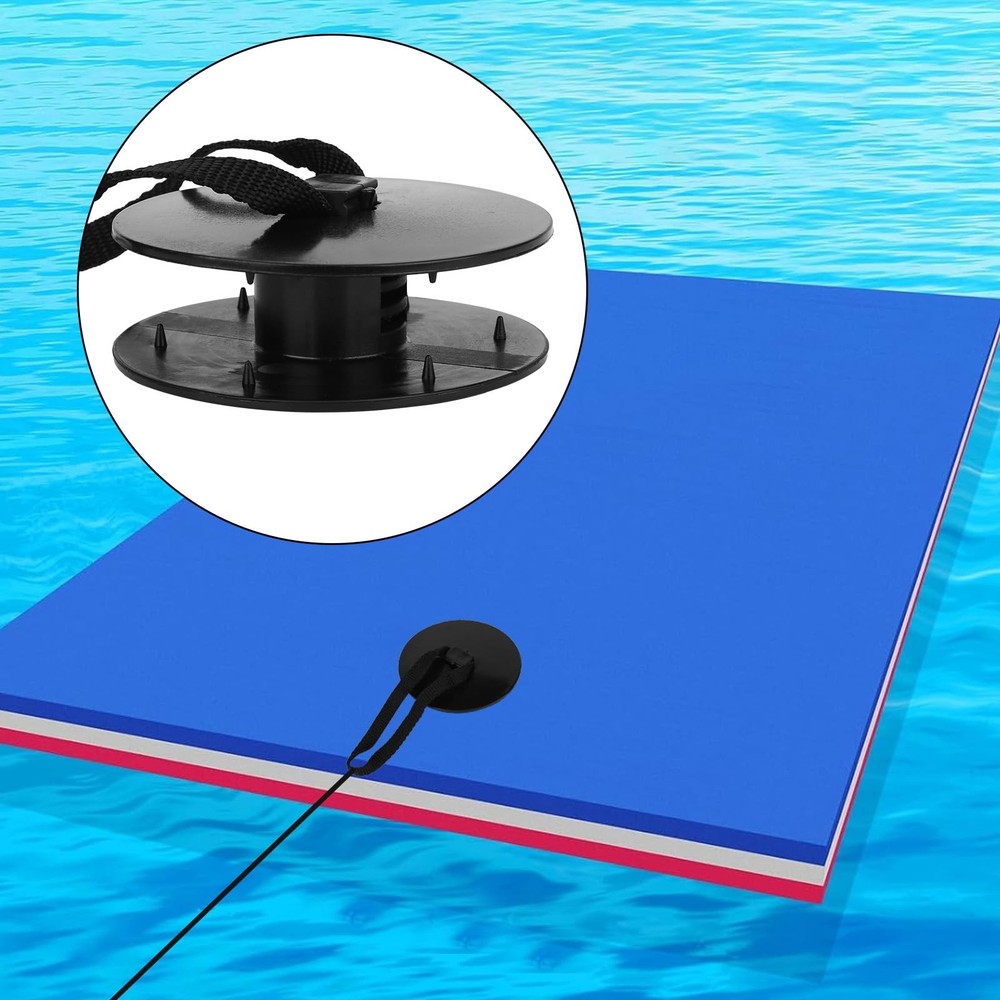 Floating Mat Tether Kit, Portable Floating Water Mat Tether Kits Universal Se...