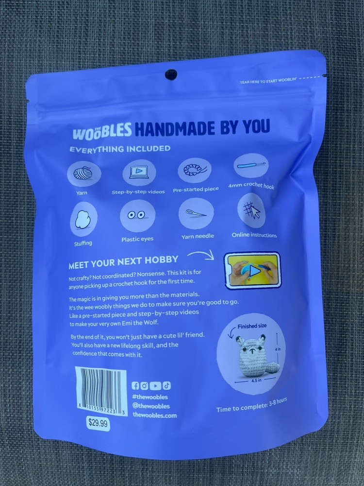 Woobles Emi The Wolf