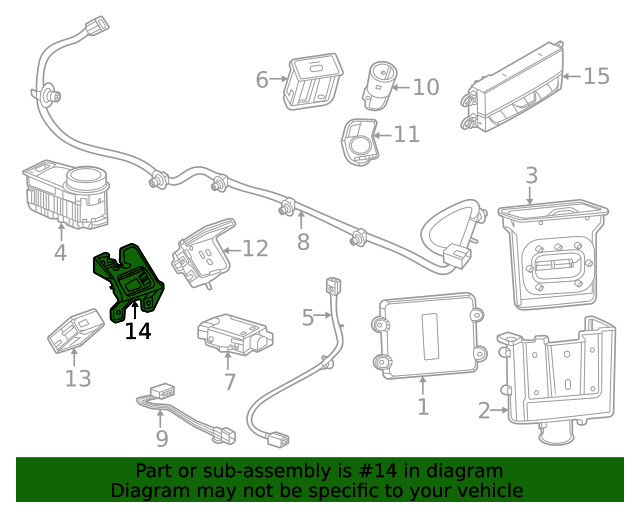 Genuine GM Auxiliary Jack Bracket 85589689