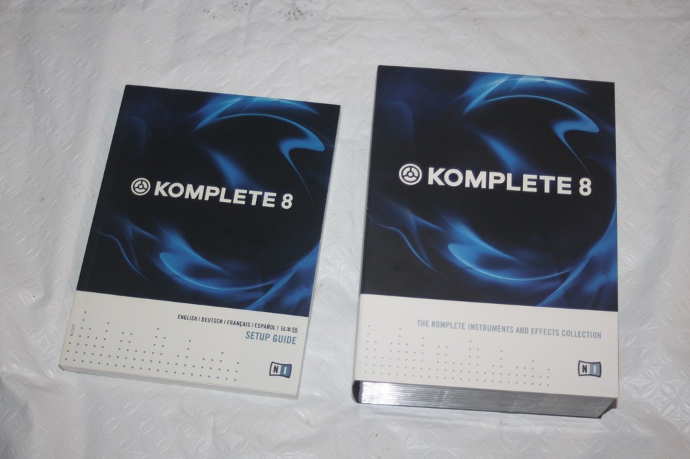 The Komplete 8 Instruments & Effects Collection Discs (Educational Version)